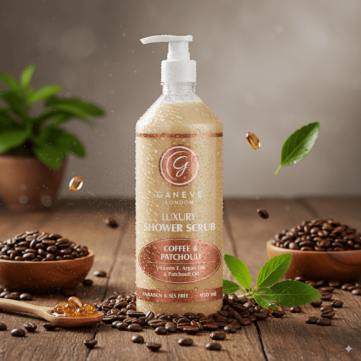 Ganeve London Coffee & Patchouli Luxury Shower Scrub -  950 Ml Pack Of 1