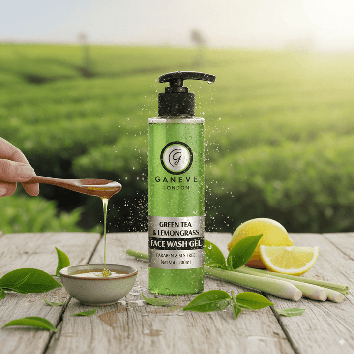 Ganeve London Green Tea & Lemongrass Facewash Gel 200 Ml Pack Of 1