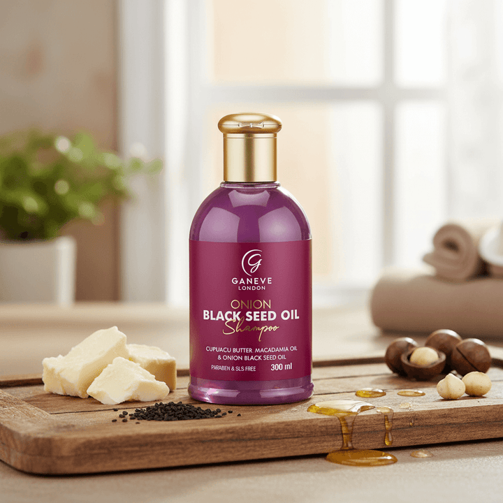 Ganeve London Onion Black Seed Oil Shampoo- 300 ml Pack of 1