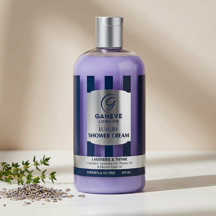 Ganeve London Lavender & Thyme Luxury Shower Cream - 300 Ml Pack Of 1