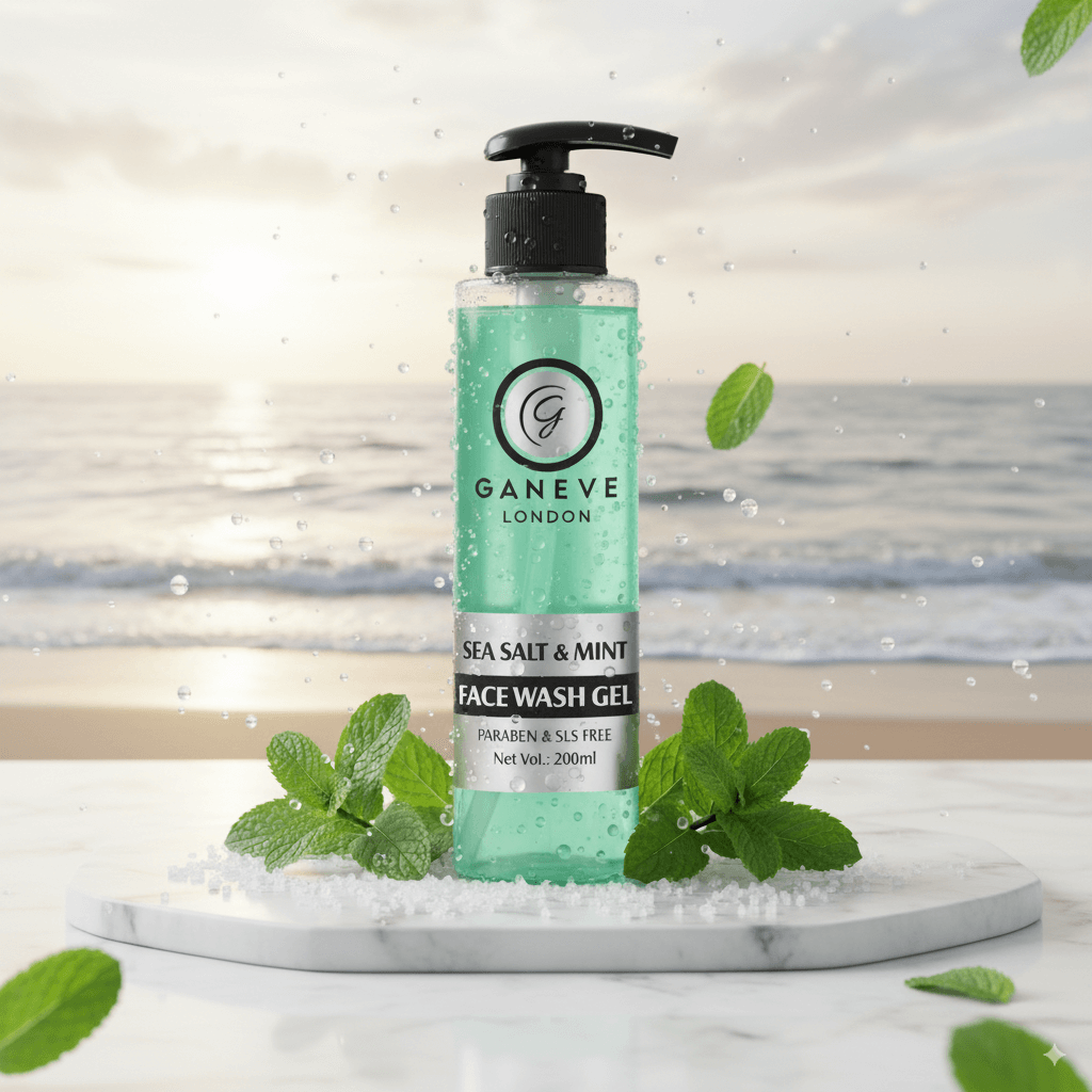 Ganeve London Sea Salt & Mint Facewash Gel 200Ml Pack Of 1