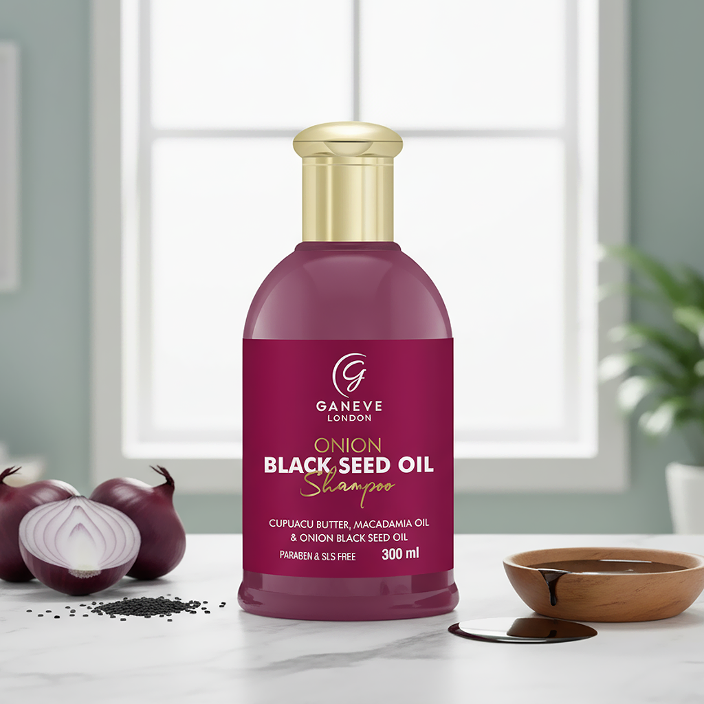 Ganeve London Onion Black Seed Oil Shampoo- 300 ml Pack of 1