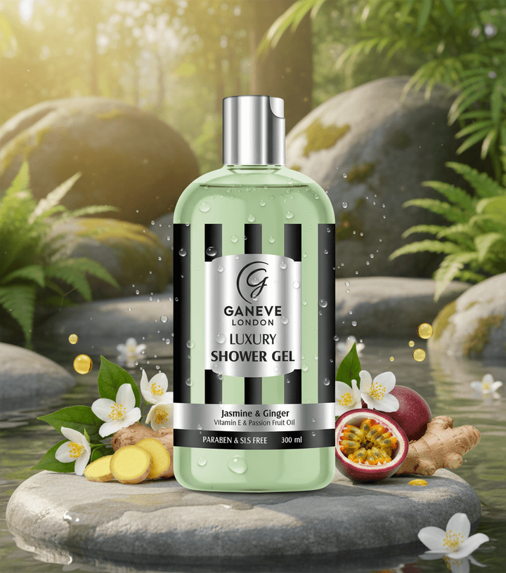 Ganeve London Jasmine & Ginger Luxury Shower Gel - 300Ml Pack Of 1