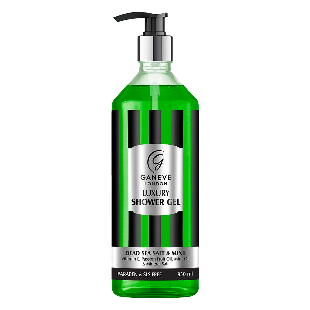 Ganeve London Dead Sea Salt & Mint Luxury Shower Gel - 950 Ml Pack Of 1