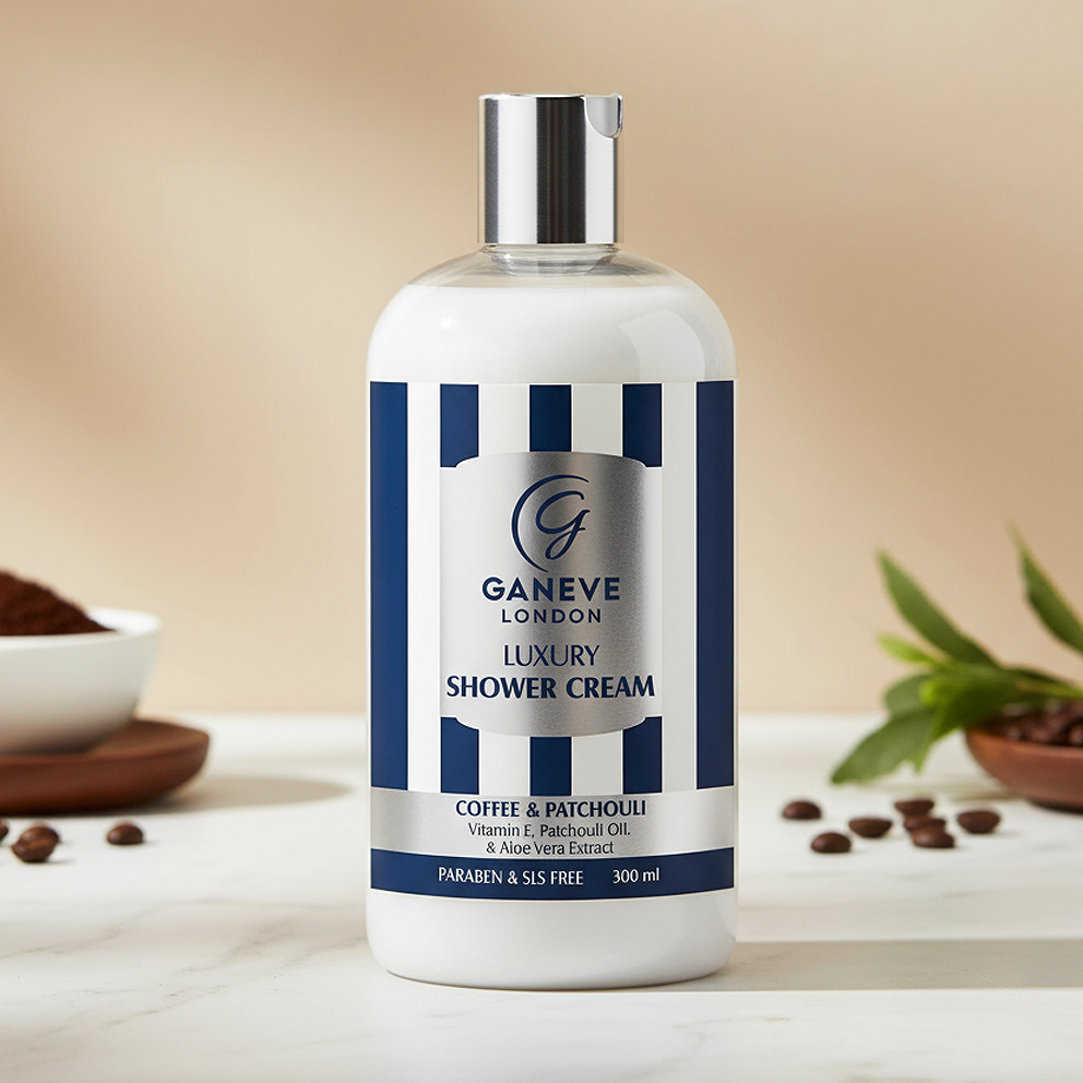 Ganeve London Coffee & Patchouli  Luxury Shower Cream - 300 Ml Pack Of 1