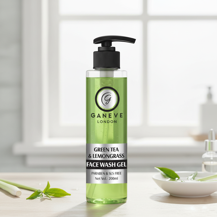 Ganeve London Green Tea & Lemongrass Facewash Gel 200 Ml Pack Of 1