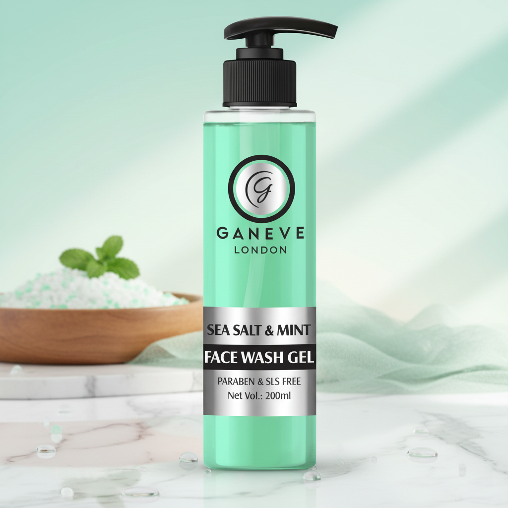Ganeve London Sea Salt & Mint Facewash Gel 200Ml Pack Of 1