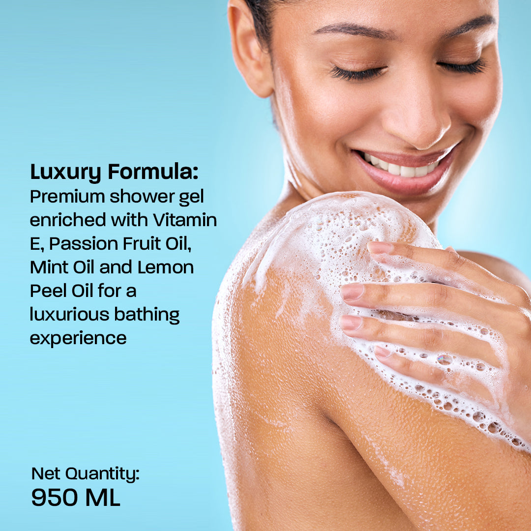 Ganeve London Jasmine & Mint Luxury Shower Gel - 950 Ml Pack Of 1