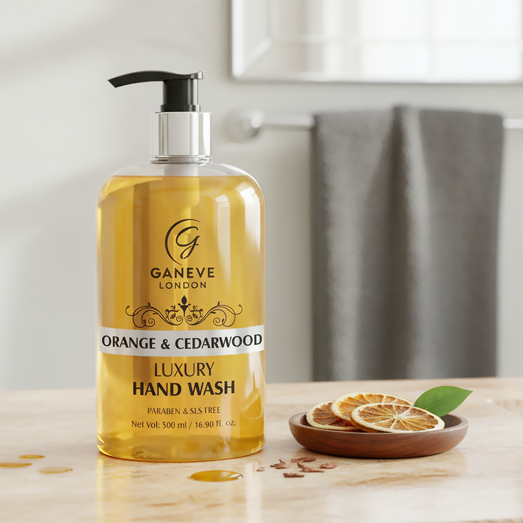 Ganeve London Orange & Cedarwood Luxury Handwash 500Ml Pack Of 1