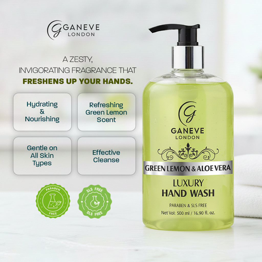 Ganeve London Green Lemon & AloeVera Luxury Handwash 500 Ml Pack Of 1