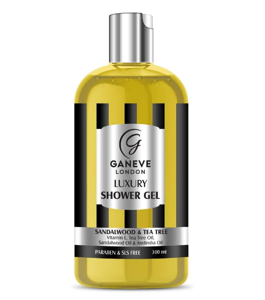 Ganeve London Sandalwood & Tea Tree Luxury Shower Gel - 300Ml Pack Of 1