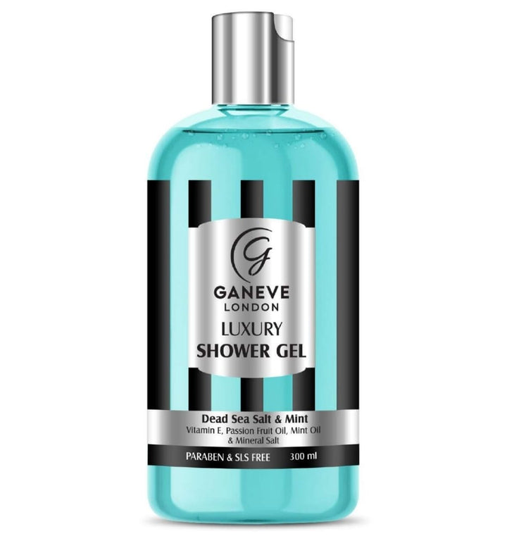 Ganeve London Dead Sea Salt & Mint Luxury Shower Gel - 300Ml Pack Of 1