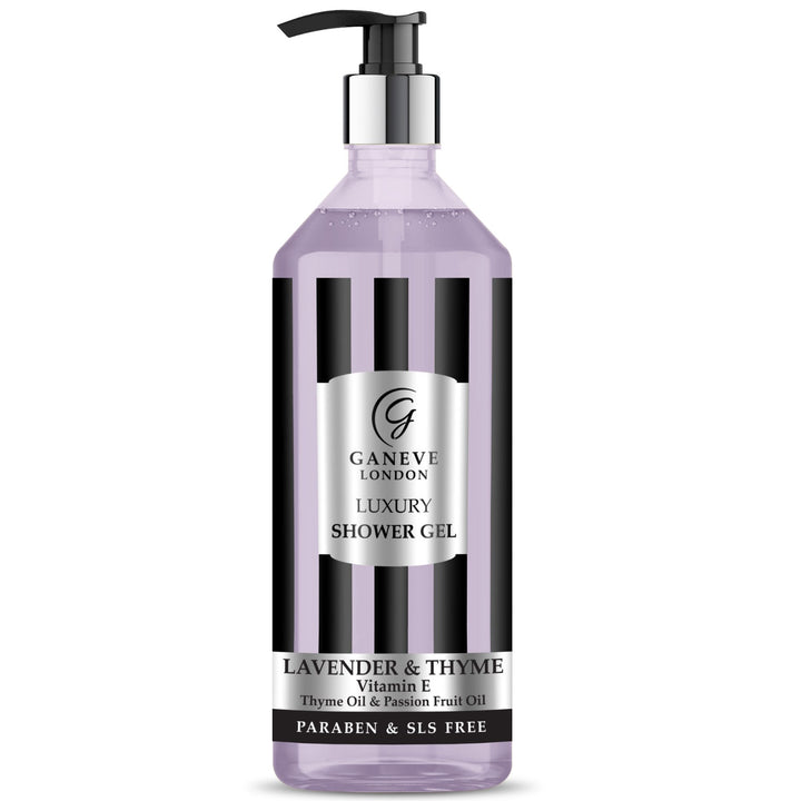 Ganeve London Lavender & Thyme  Luxury Shower Gel - 950 Ml Pack Of 1