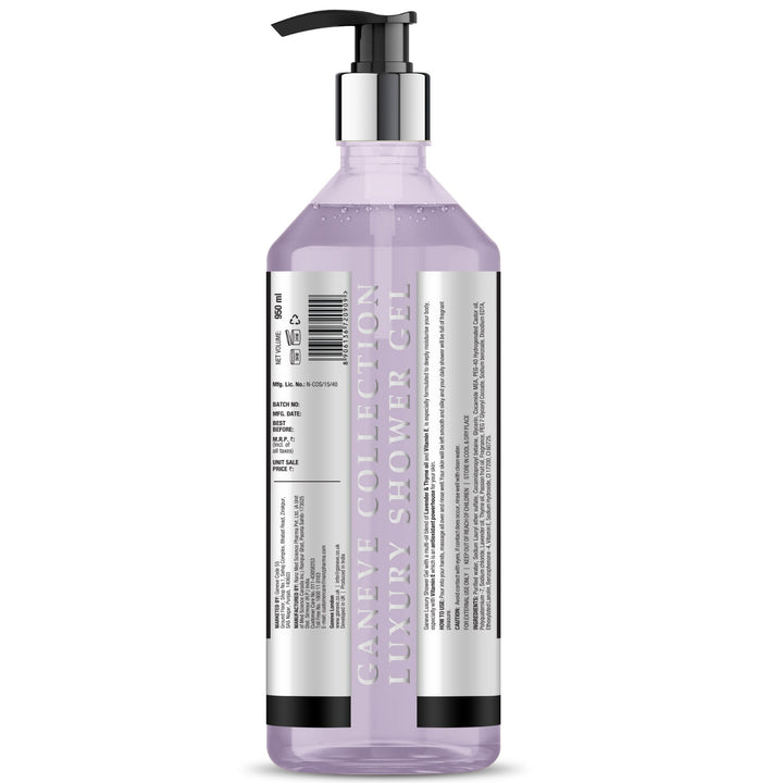 Ganeve London Lavender & Thyme  Luxury Shower Gel - 950 Ml Pack Of 1