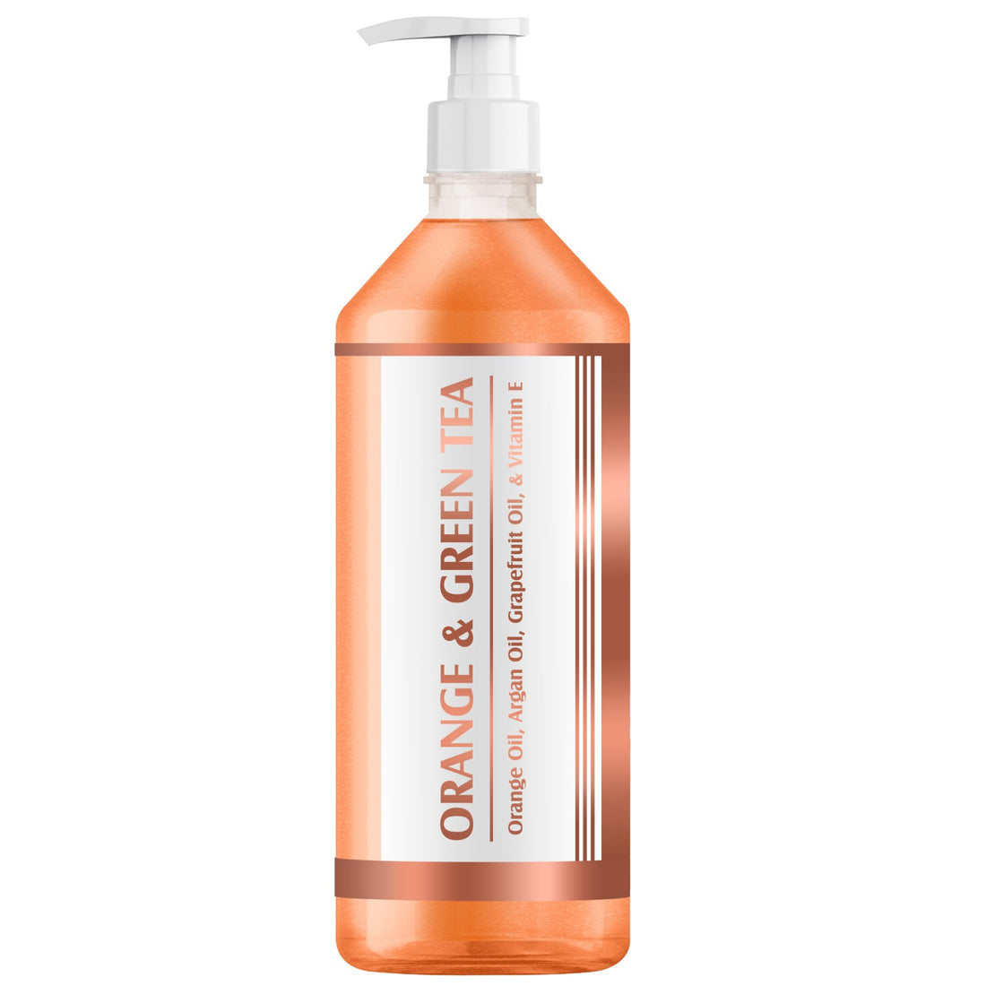 Ganeve London Orange & Green Tea Luxury Shower Scrub -  950 Ml Pack Of 1