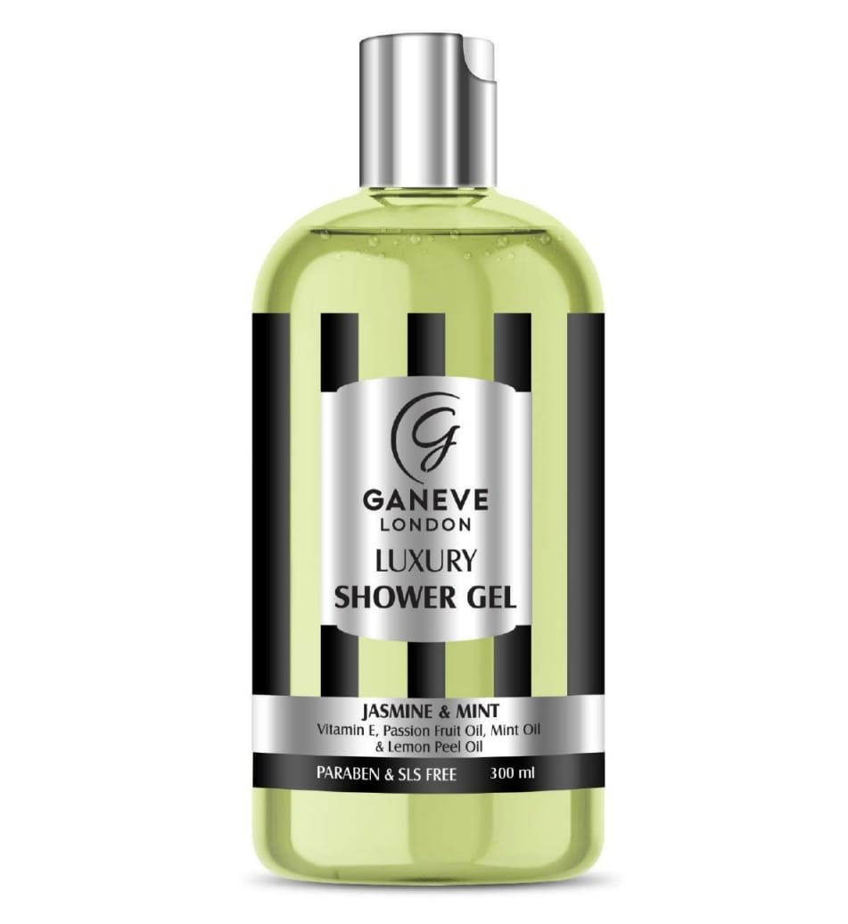 Ganeve London Jasmine & Mint Luxury Shower Gel - 300Ml Pack Of 1