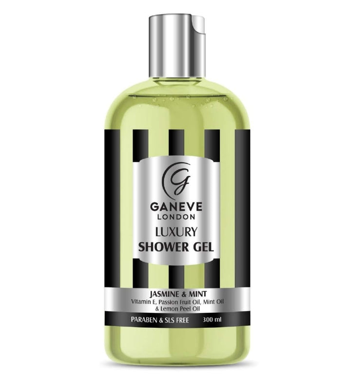 Ganeve London Jasmine & Mint Luxury Shower Gel - 300Ml Pack Of 1