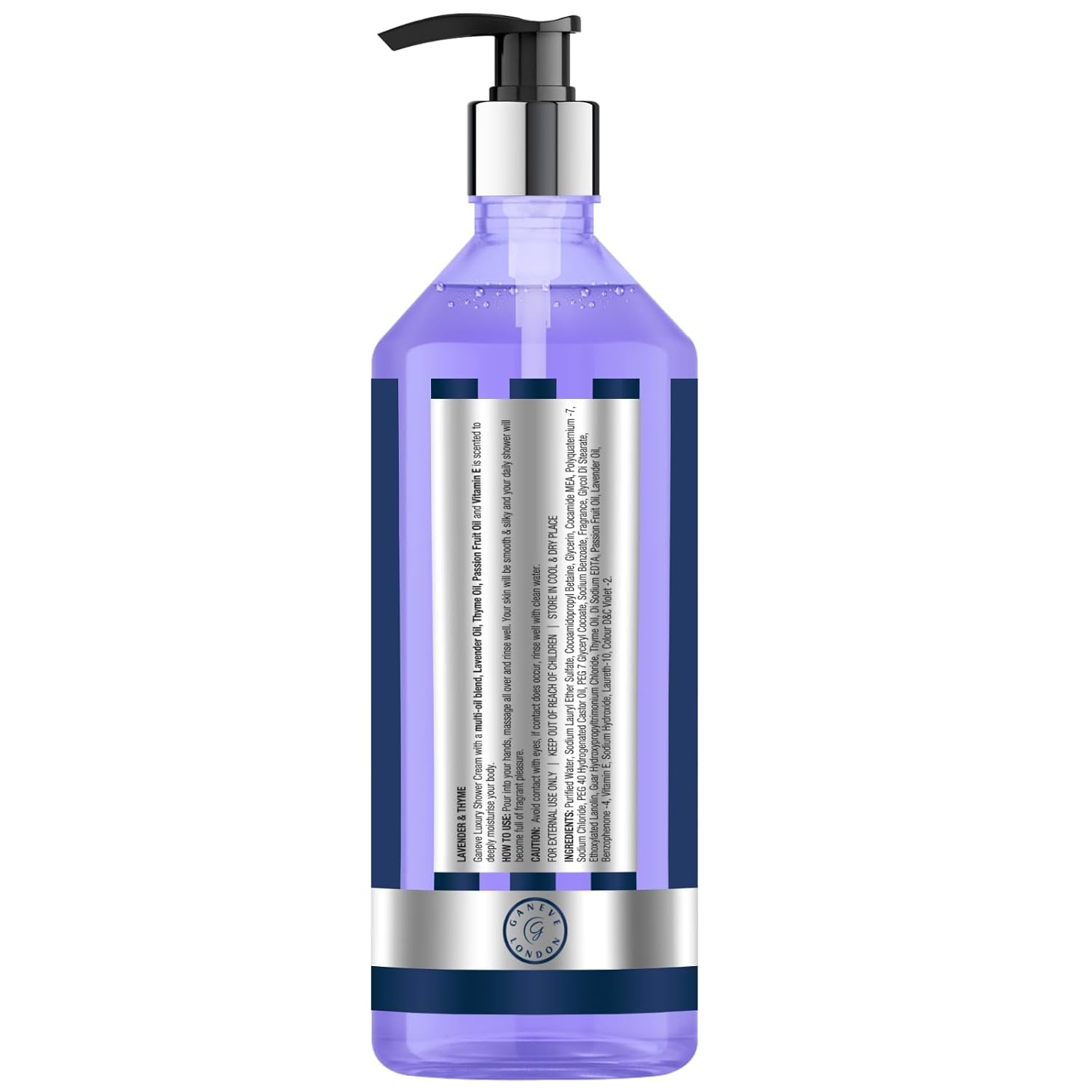 Ganeve London Lavender & Thyme  Luxury Shower Gel - 950 Ml Pack Of 1