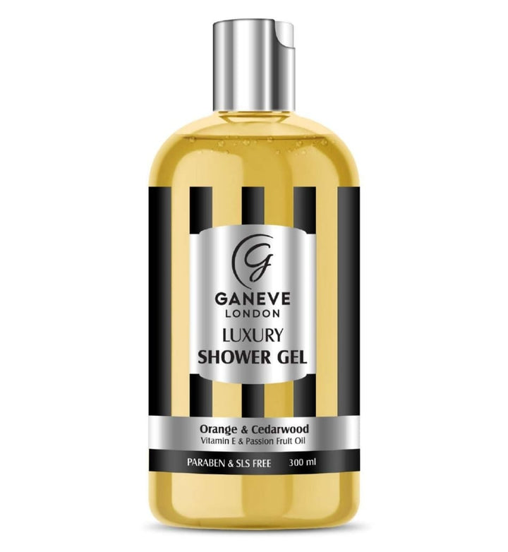 Ganeve London Orange & Cedarwood Luxury Shower Gel - 300Ml Pack Of 1