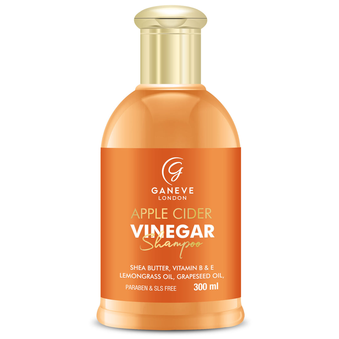 Ganeve London Apple Cider Vinegar  Shampoo - 300 ml Pack of 1