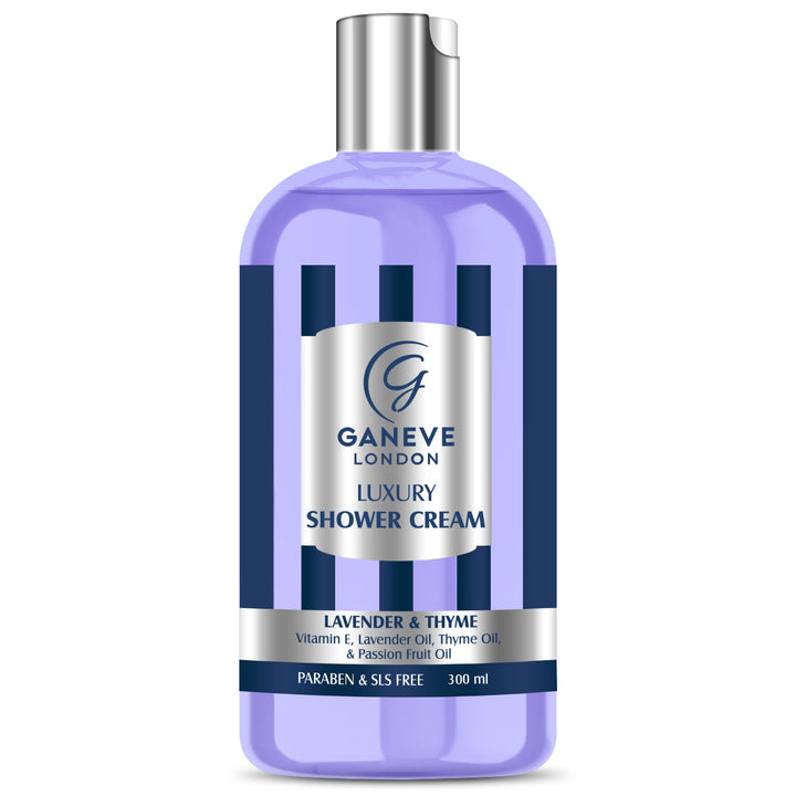 Ganeve London Lavender & Thyme Luxury Shower Cream - 300 Ml Pack Of 1