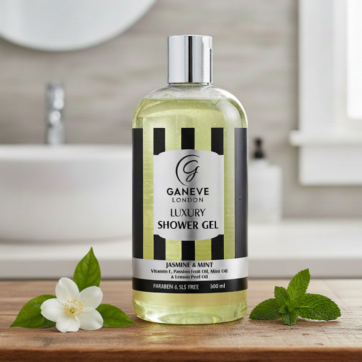 Ganeve London Jasmine & Mint Luxury Shower Gel - 300Ml Pack Of 1