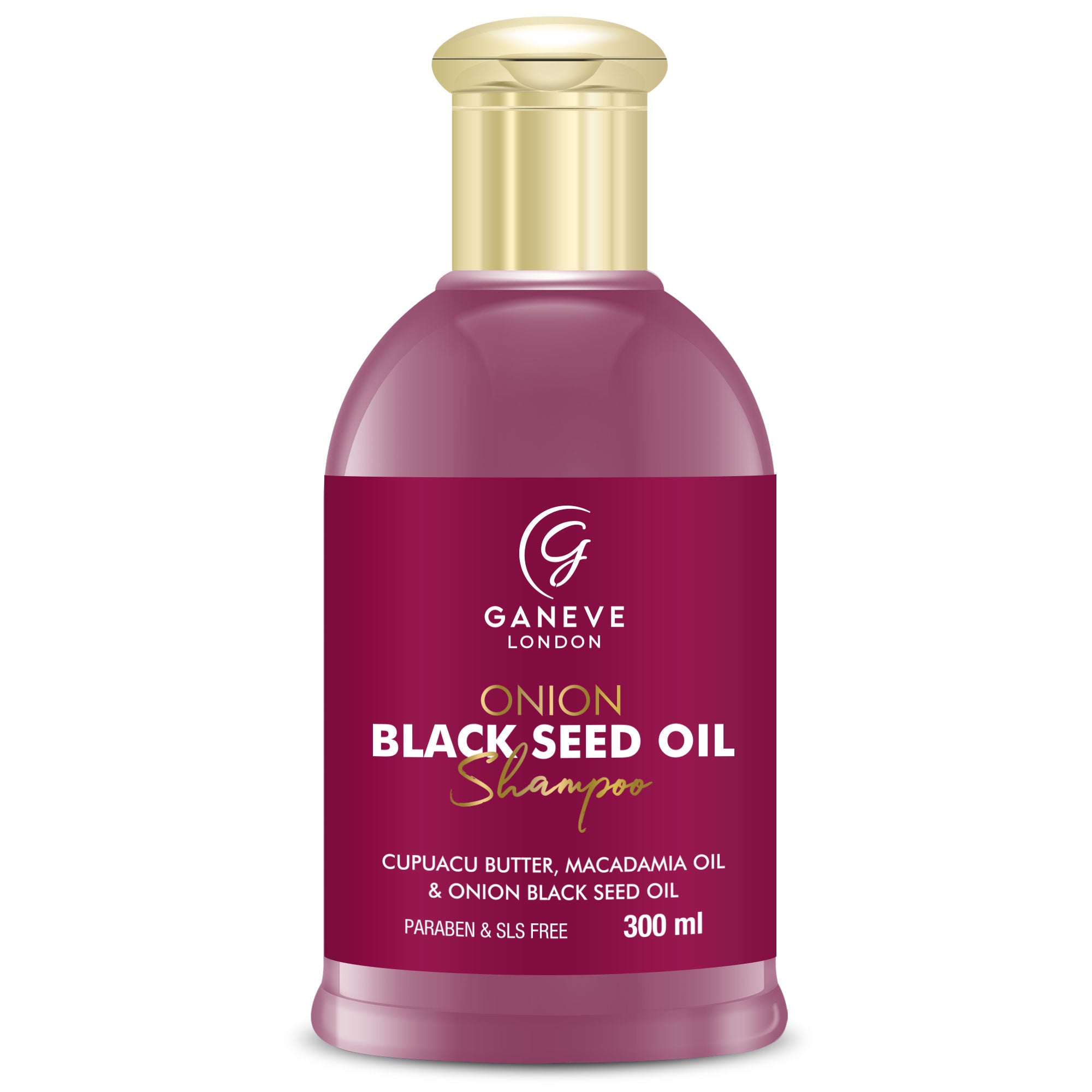 Ganeve London Onion Black Seed Oil Shampoo- 300 ml Pack of 1